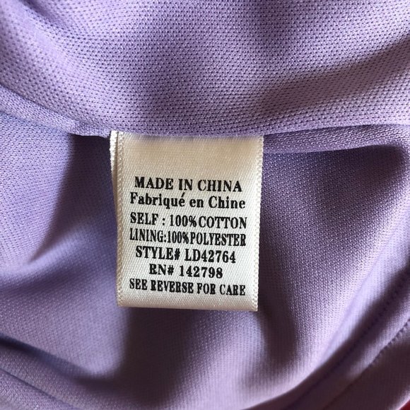 LOVERICHE Purple Floral Print Ruffle Mini Dress - Picture 9 of 9